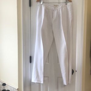 Michael kors white linen pants